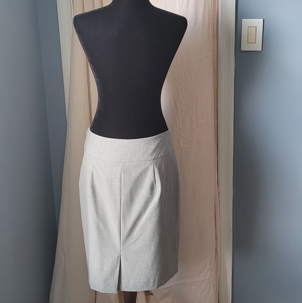 Gray Pencil Skirt - Picture 2 of 3